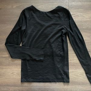 COS wool long sleeve top